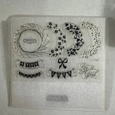 Close To My Heart Remarkable Wreath Stamp Set