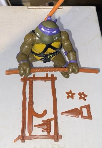 1988 Playmates TMNT Donatello Figure w/all Accy’s-Teenage Mutant Ninja Turtles