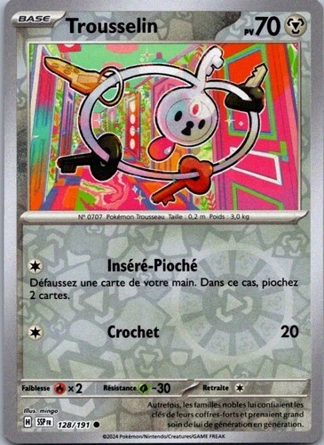 Pokemon Card Trousselin 128/191 Reverse 2024