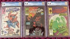 Amazing Spider-Man #260, #310, #311 CGC 7.5 lot - Todd McFarlane 🔥🔥