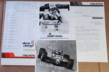 Vtg 1983 Bobby Rahal Red Roof Inns Cart Indy Car Racing Press Kit Photos Rare