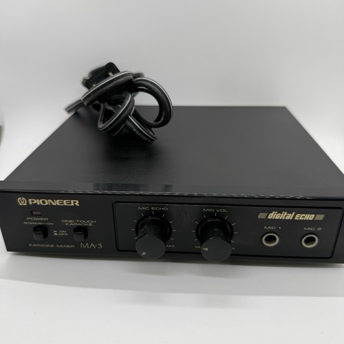 Pioneer MA-3 Karaoke Mixer Digital Echo Powers On But Untested