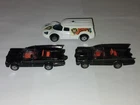 ORIGINAL VTG 1970s CORGI JUNIORS BATMAN BATMOBILE AND PENGUINMOBILE LOT. GC-EXC