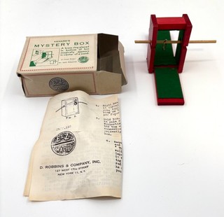 Vintage Magic Trick Kenards Mystery Box