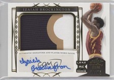 2022-23 Leaf Trinity Gold 31/75 Izaiah Brockington #PA-IB1 Patch Auto 1u6
