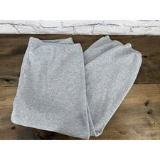 Skims Classic Jogger Sweatpants Heather Gray Cotton Fleece Lined Comfy Size 2X