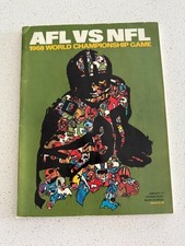 Vintage 1968 Super Bowl II Official Program Green Bay Packers v Oakland Raiders