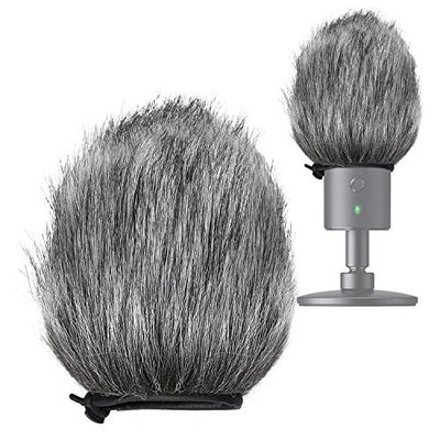  Razer Seiren X Furry Windscreen Muff, Mic Pop Filter/Shield Wind Cover fits 