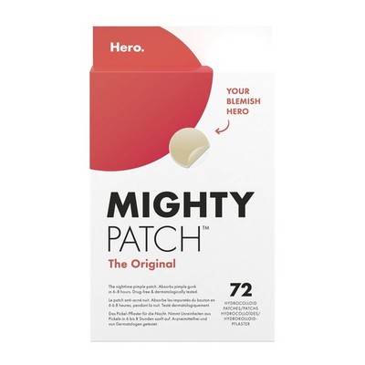 Mighty Patch Original Pickel-Patches von Hero Cosmetics, kleine 72 Pack, Weiß 