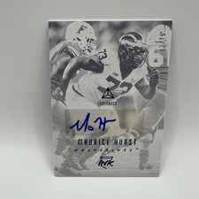 2018 Panini Luminance Rookie Ink Blue Maurice Hurst #MAH /75