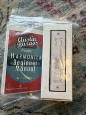 Fender Blues Deluxe Harmonica Key of C 10 Hole Diatonic Case Manual Cloth NEW