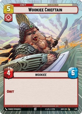 x3 Wookiee Chieftain -  Hyperspace C Star Wars Ashes of the Empire M/NM