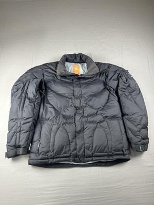 Burton Dryride Radar Jacket Mens Small Gray Down Puffer Ski Snowboard Winter