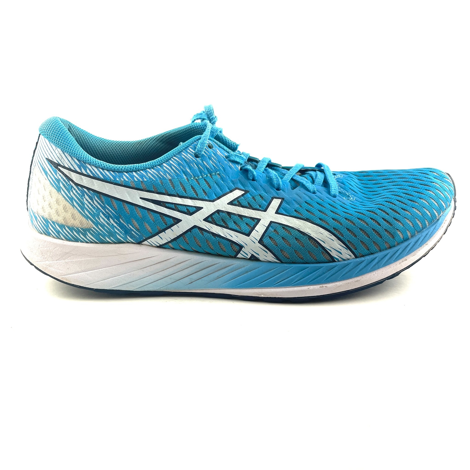 ASICS Hyper Speed 1011B025 Men's 10.5 Running Shoes Aqua White Athletic Sneakers