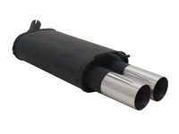 Novus Sportauspuff Gruppe N 2X76Mm Rl-Design Renault Twingo C06 1,2 Ohne 16V