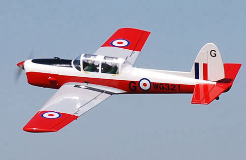 1/4 Scale DHC-1 CHIPMUNK 102-inch Giant Scale RC Model Airplane Printed Plans - Picture 1 of 5