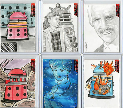 Dr Doctor Who Großleinwand - Autogramm Film Zelle und Skizzenkarte Auswahl NM