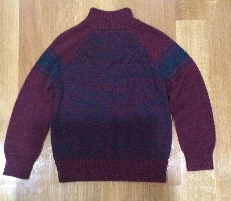 Tommy Hilfiger - Sudadera negra roja para niños - Talla 7 Foto 2 de 2