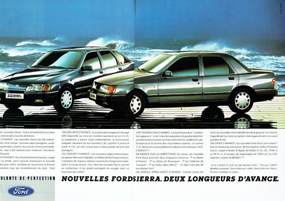 Werbung Advertising 0822 1987 Neu Ford Sierra 2 Vorlauflängen