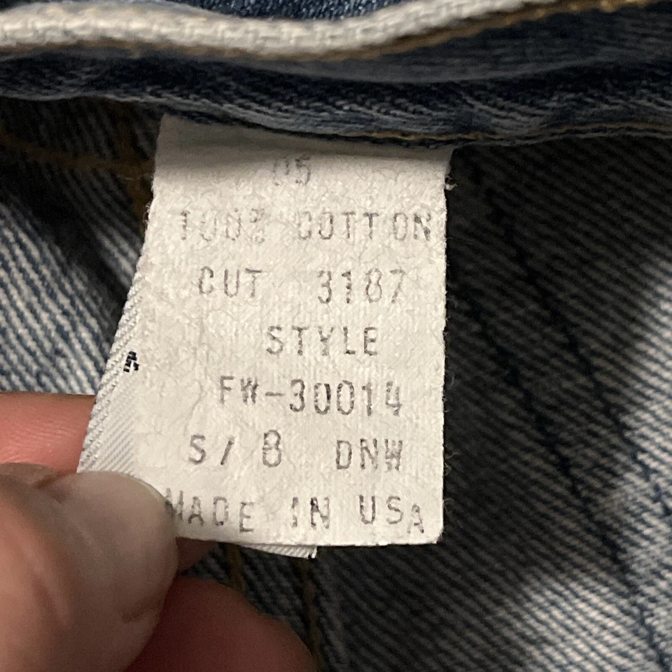 Cherokee vintage 80s Jeans Tapered Leg High Rise Medium Wash Size 4 - Image 3 of 4