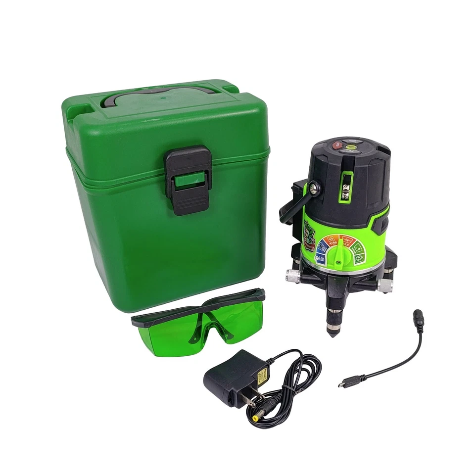 3 Lines 3D Green Laser Level Self Leveling 360° Rotary Cross Line Measure Tool - Image 2 of 4