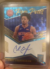 2021 Donruss Elite Cade Cunningham Rookie Pen Pals On Card Auto 35/35 Ebay 1/1
