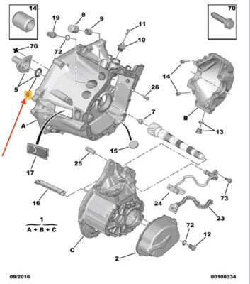 Peugeot 3008 Getriebe Primärwellendichtung 210940 Neu Original | eBay