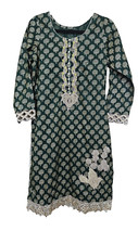 New Pakistani Tailored Kameez Shalwar Dupatta Medium Size Pit to Pit 21 inch