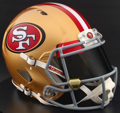 SAN FRANCISCO 49ERS NFL Riddell Speed Full Size AUTHENTIC Football ...