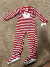 carters santa pajamas