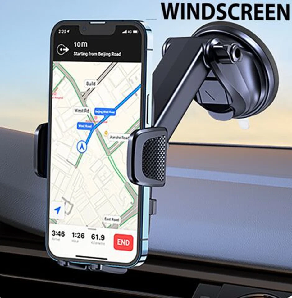 in Car LORRY VAN Desktop Windshield Phone Holder Dashborad Suction For All Phone - Image 3 of 4
