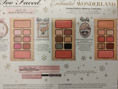 Too Faced Enchanted Wonderland Limited Edition Makeup Collection - 4 Piece Set