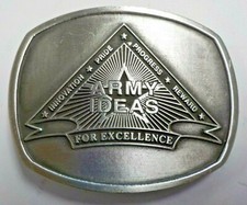 Vintage "ARMY IDEAS" for Excellence Belt Buckle