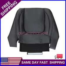 2004 2005 Fit For Dodge Ram Laramie Front Driver Bottom Leather Seat Cover Black
