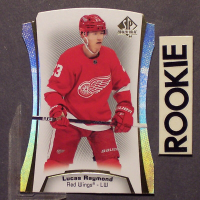 LUCAS RAYMOND 2021/22 SP Authentic Die Cut #DC-2 ROOKIE Detroit Red Wings