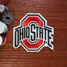 Buckeyes OSU Ohio State University Embroidered Iron On Patch 3x3.75"