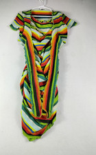 Bohemian Dress Womens Large Multicolor Strapless Hippie Bohemianstyle Capsulle