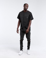 LAST KINGS NEOPRENE TRIPLE BLACK BASEBALL Jersey 