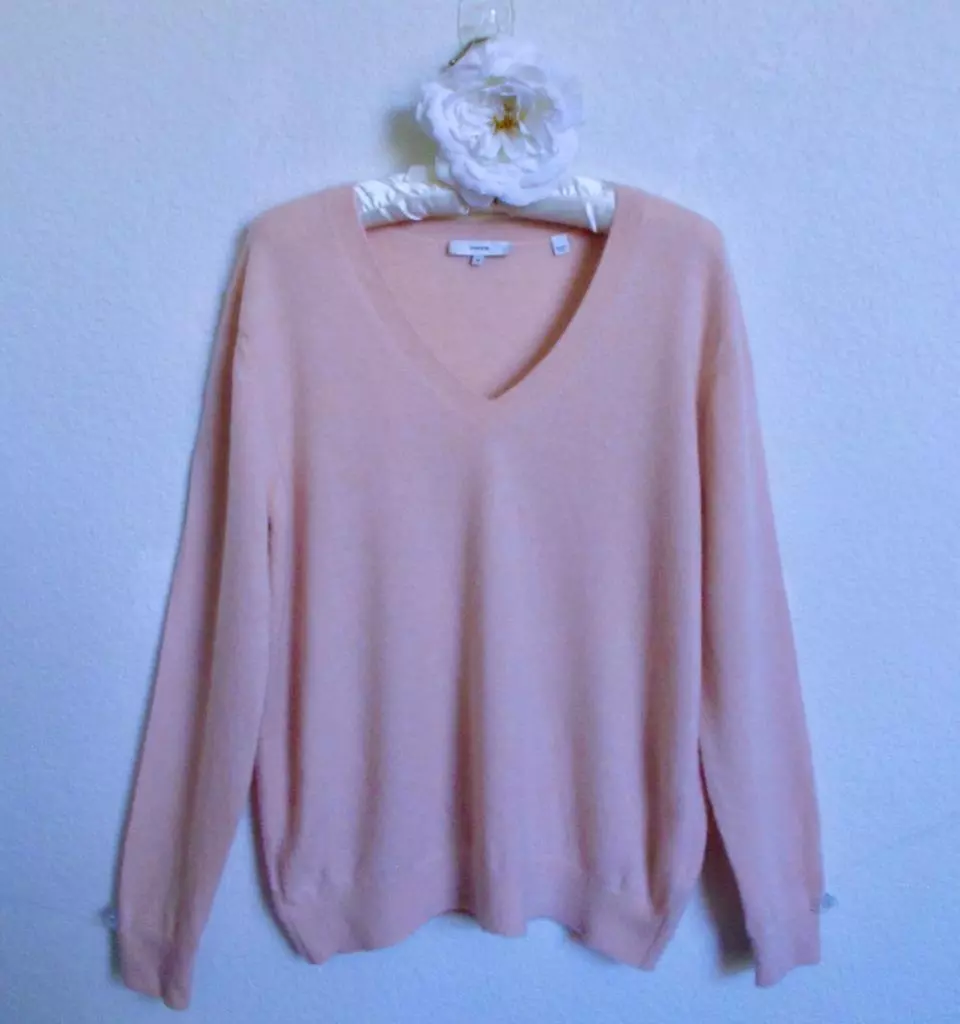 Blush top cashmere sweater