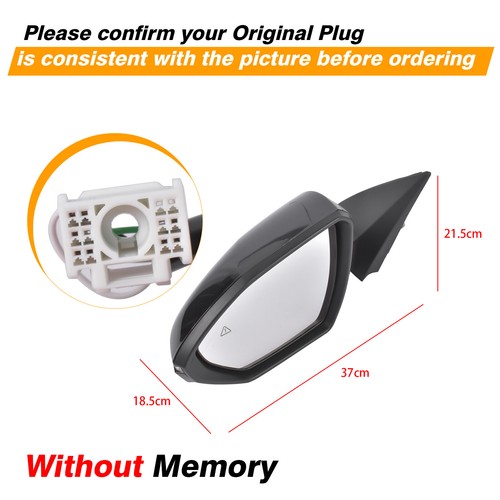 Used Left Mirror for Hyundai Santa Cruz Tucson Night Premium Sport Utility 22-24 - Foto 10 di 10