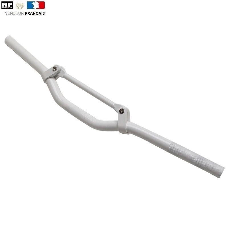Guidon Street Bike Blanc Ø22 pour Personnaliser son Scooter Urbain