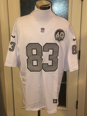 raiders 60th anniversary patch jersey