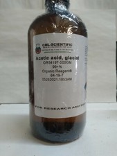 Acetic acid, glacial, 99 , Organic Reagent  500g