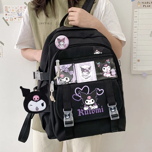 Cute Cinnamoroll Pochacco Kuromi Backpack Girl Shoulder Bag Satchel Travel Bag - Picture 4 of 20