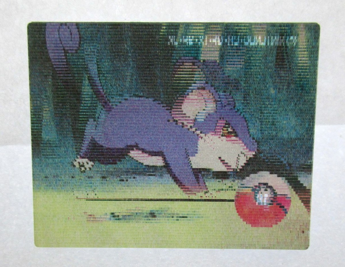 Pokemon Rattata Super Change Card 3D Meiji Nintendo Japan | eBay