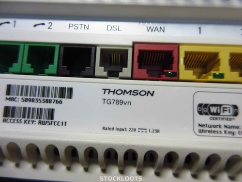 Thomson TG789vn passerelle sans fil N Voip ultra large bande TG789 VN HORS PSU - Photo 3/3