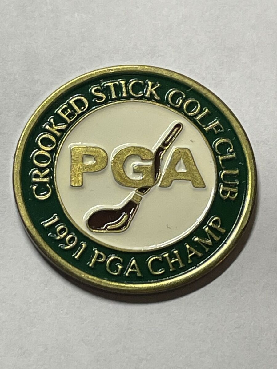 Vintage Rare 1991 PGA Championship 1&quot; Coin Style Golf Marker 