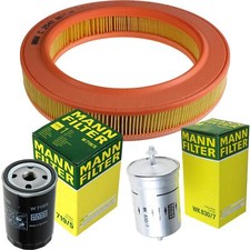 MANN-FILTER PAKET Luft Öl Kraftstoff für VW Polo 86C 80 1.0 Cat Coupe