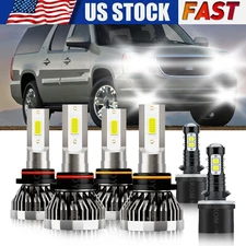 6X 9005+9006+880 LED Headlight Fog Bulbs High Lo Beam For GMC Yukon XL 1500 2006