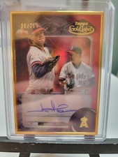 Jim Abbott Red 6/25 2022 Topps Gold Label Auto